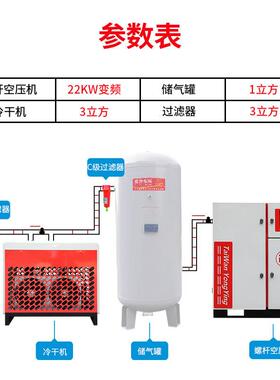 螺杆式空压机1510A 20Akw 塑料机械用空压机气织机 械空压缩纺机
