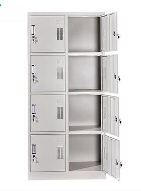 钢办公铁皮柜 8门柜文柜 八制门BWY-2001件书凭证柜带锁储物柜厂