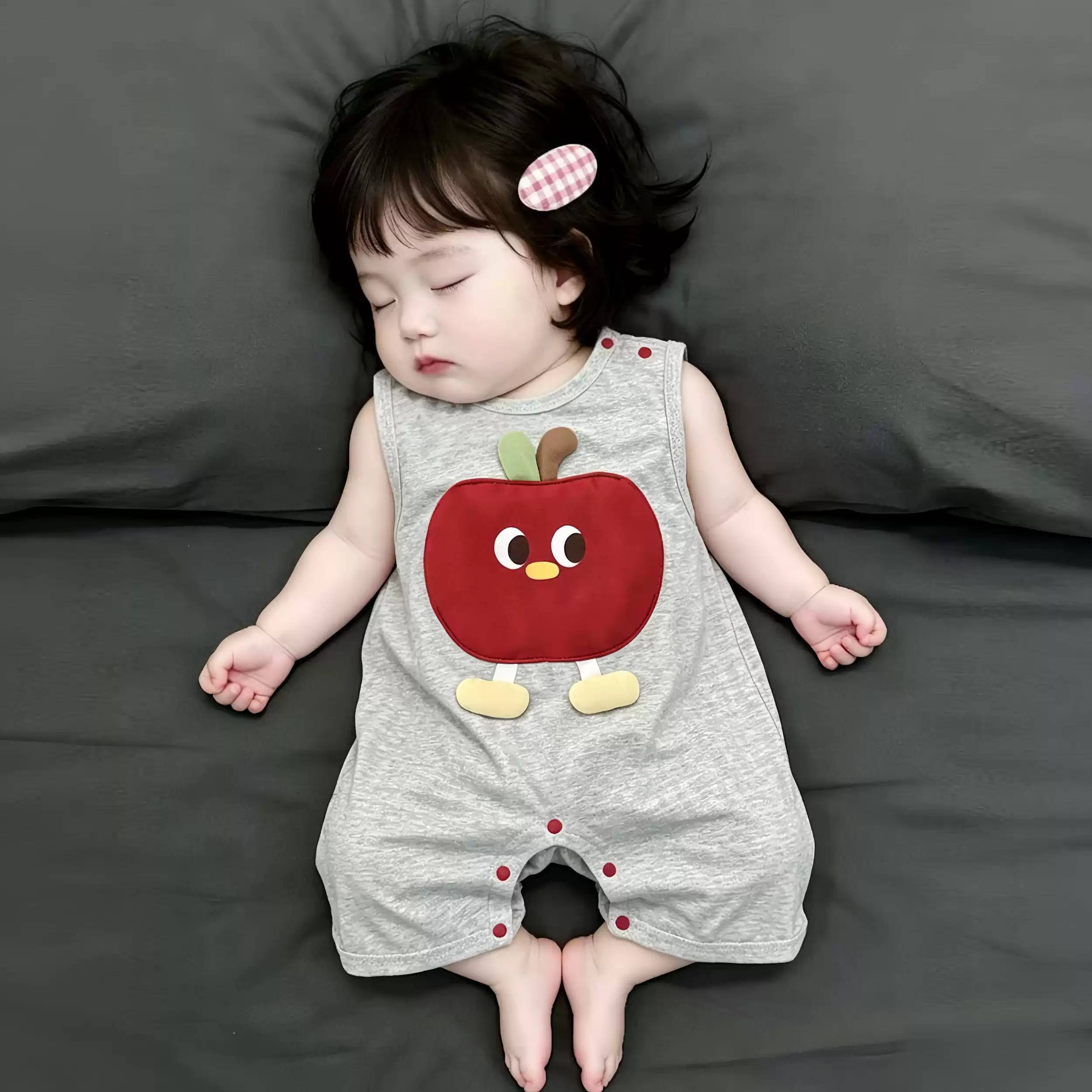 人类幼崽OOTD超萌小月龄宝宝夏季