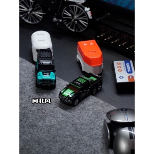 问北风 1:64迷你合金遥控越野车皮卡车高速赛车玩具汽车男孩礼物