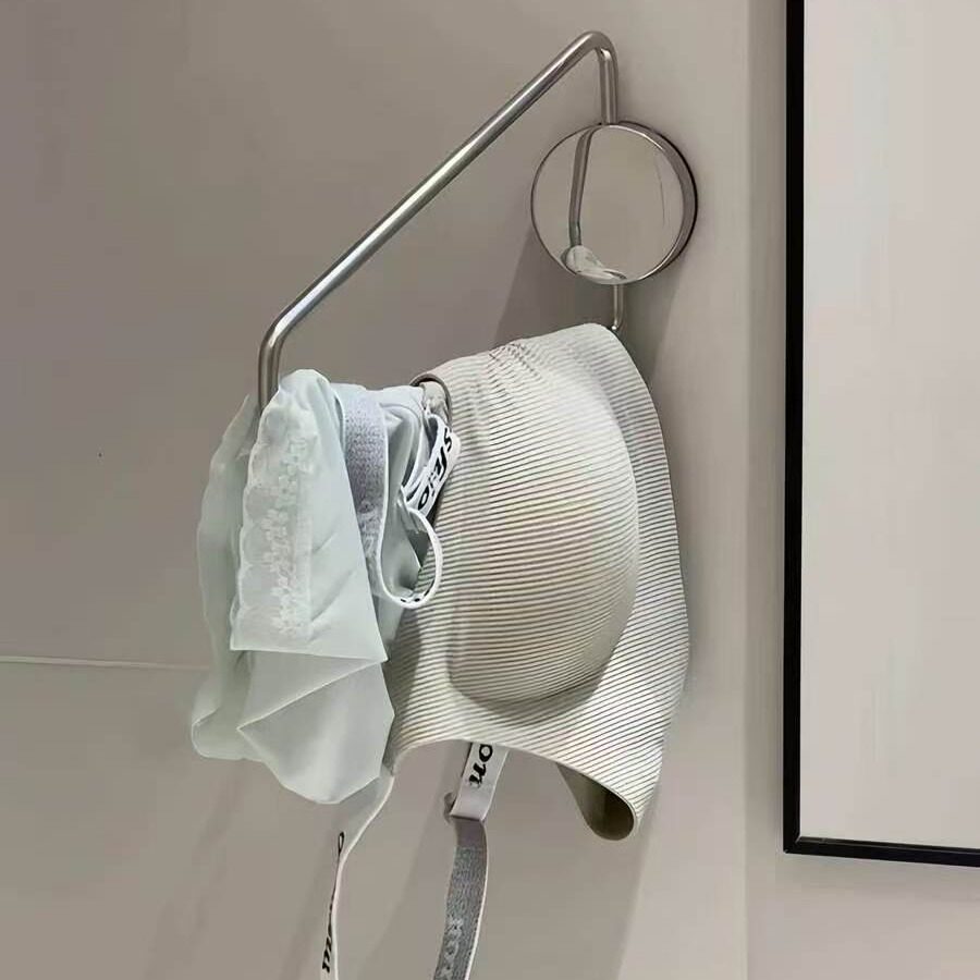 家用壁挂式晾衣神器不锈钢阳台隐
