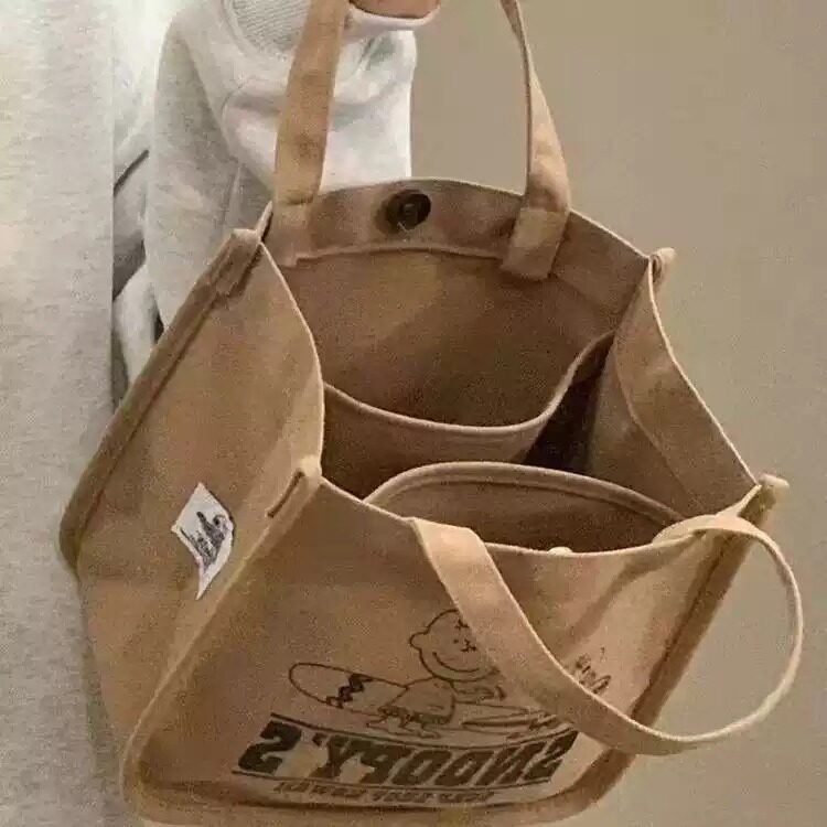 帆布袋日式便当包上班族饭盒袋子