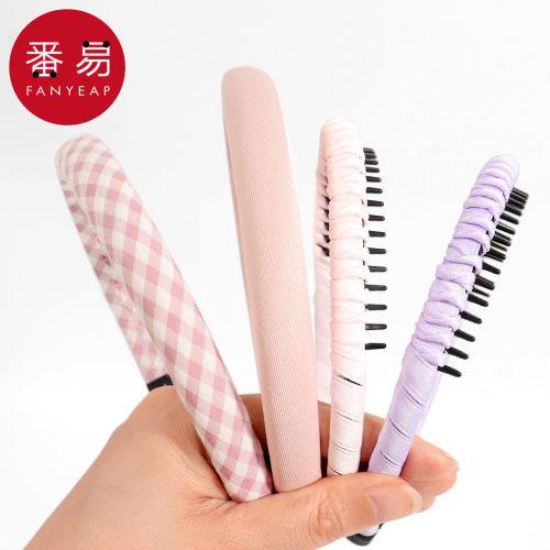 发箍/儿童B1pn008-韩系气质发卡头饰前额刘海碎发压发头箍女孩