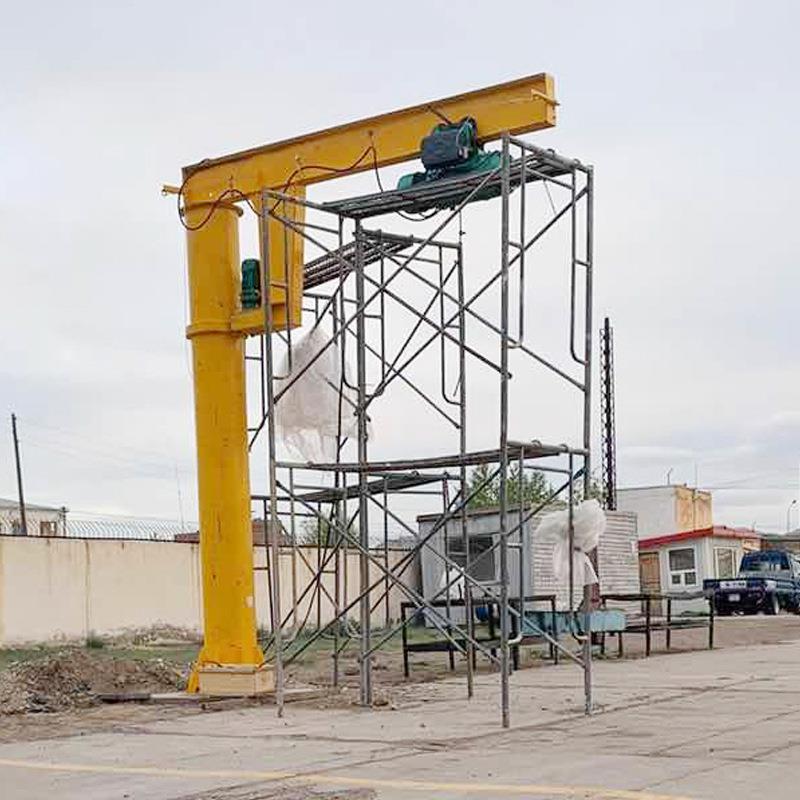 直供电动2T悬臂式起重机吊车电动悬臂机移动式悬臂吊1吨吊机