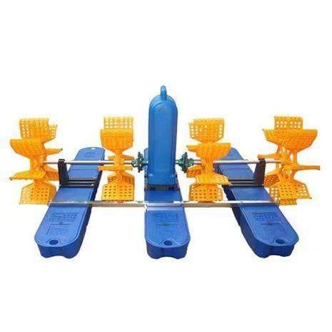 专业生供应YC-1.5KW304不锈钢支架塑料叶轮水车式增氧机