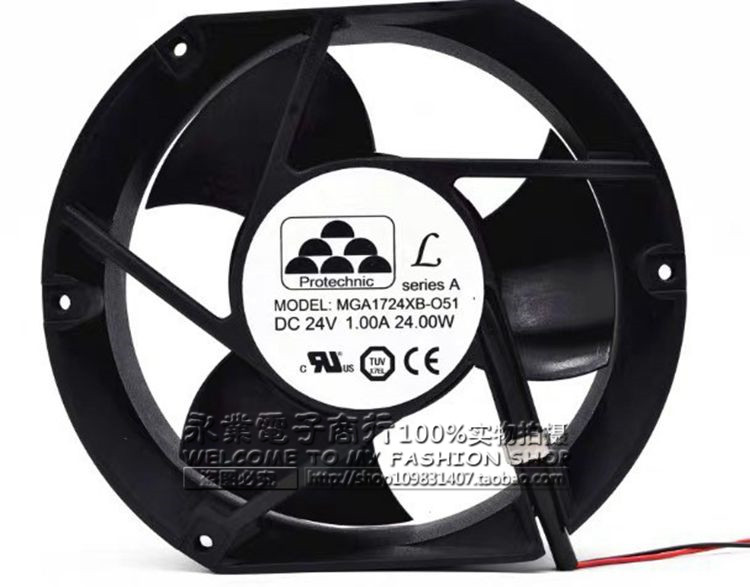 台湾Protechnic永立MGA1724XB-O51 24V 1A 17厘米变频器风扇17251 - 实物图