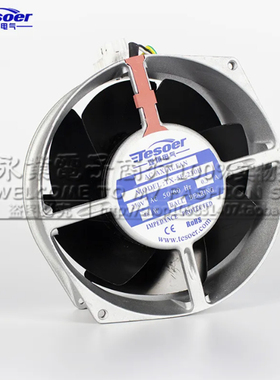 全新TX-5E-230B 230V 0.3A 48W 17055全金属耐高温机柜风扇