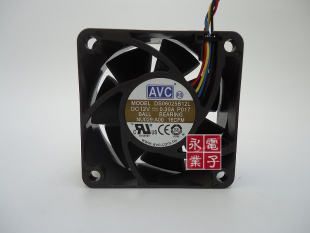 12V 服务器双滚珠风扇 0.3A 6CM 6025 DS06025B12L DELL 台湾AVC