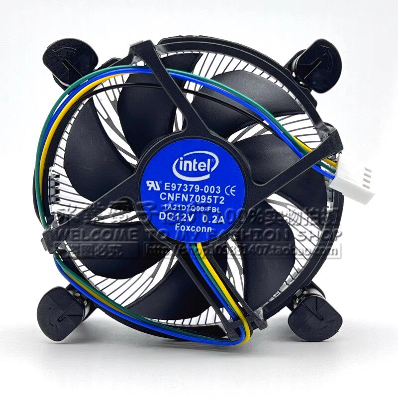 全新intel英特尔CPU静音风扇115针 i3/5/7 b85 h61主板卡扣散热器图片