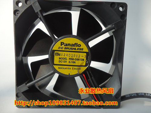 松下 FBM-09A12M 7104TP1-3 9025 12V 0.18A 9CM/厘米超静音风扇