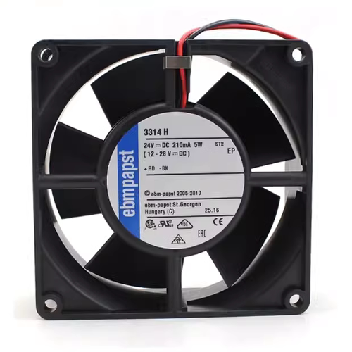 全新德国EBMPAPST 3314H U 24V 5W服务器9厘米变频器散热风扇9032