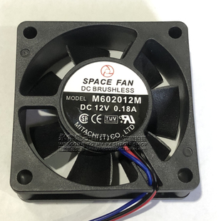 DC12V 静音散热风扇 MODEL SPACE M602012M 6020 FAN 0.18A