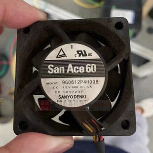 全新Sanyo三洋 6CM 9G0612P4H008 12V 0.5A 放映机专用散热风扇