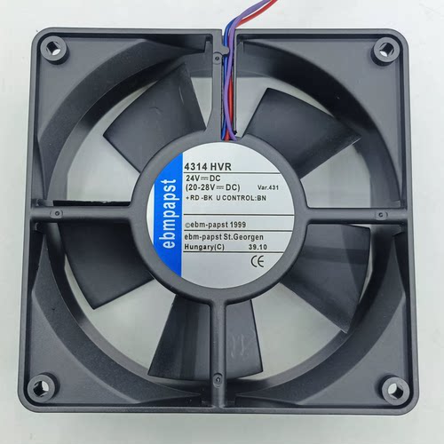 全新德国ebm进口4314HAR 4314HVR 24V 高宝 海德堡印刷机调速风扇
