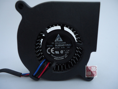 台达 4520 BUB04512MD 12V 0.11A 离心涡轮风扇 4厘米 小鼓风机
