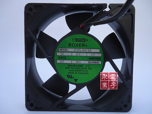 原装 IMC BOXER 4710PL-05W-B30 24V 0.21A 12CM 12025 2线 风扇