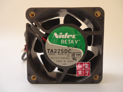 日产尼迪克Nidec DC12V M33515-16 散热风扇 6025风扇 CPU风扇