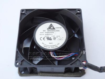 原装台达9CM 9038 24V 1.74A暴力大风量工业变频器风扇PFB0924DHE