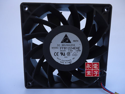 台达12038 12CM 大风量/暴力风扇 变频器风扇24V 1.5A FFB1224EHE