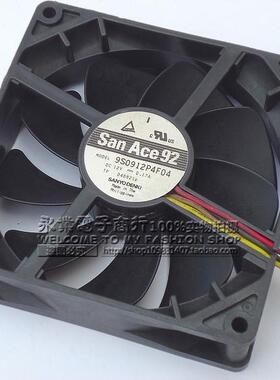 日本原装SANYO 9S0912P4F04 9225 12V 0.17A PWM调速 静音风扇