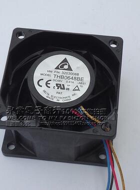 全新台达6CM 6038 48V 0.41A THB0648BE 4线服务器风扇双轴承