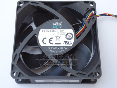 8CM风扇 酷冷至尊 FA08025M12LPA 4线PWM 液压静音 热销CPU风扇