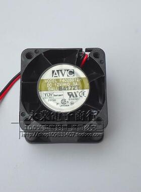 原装 AVC F4028B12H 4028 4CM 4厘米 12V 0.3A CPU双滚珠散热风扇