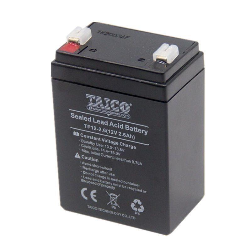 TAICO电瓶 FM1226 (12V2.6Ah)烟雾机 音响 电梯对讲机蓄电池