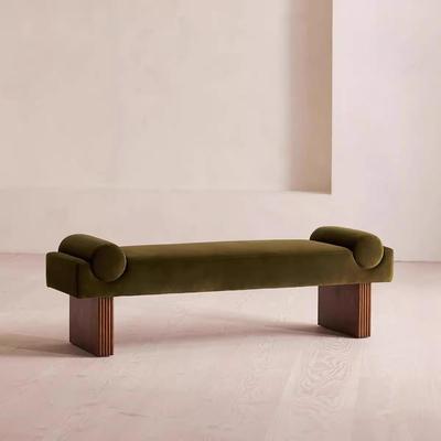 法式复古风沙发长条凳客厅脚踏玄关换鞋凳卧室床尾凳高级感衣帽间