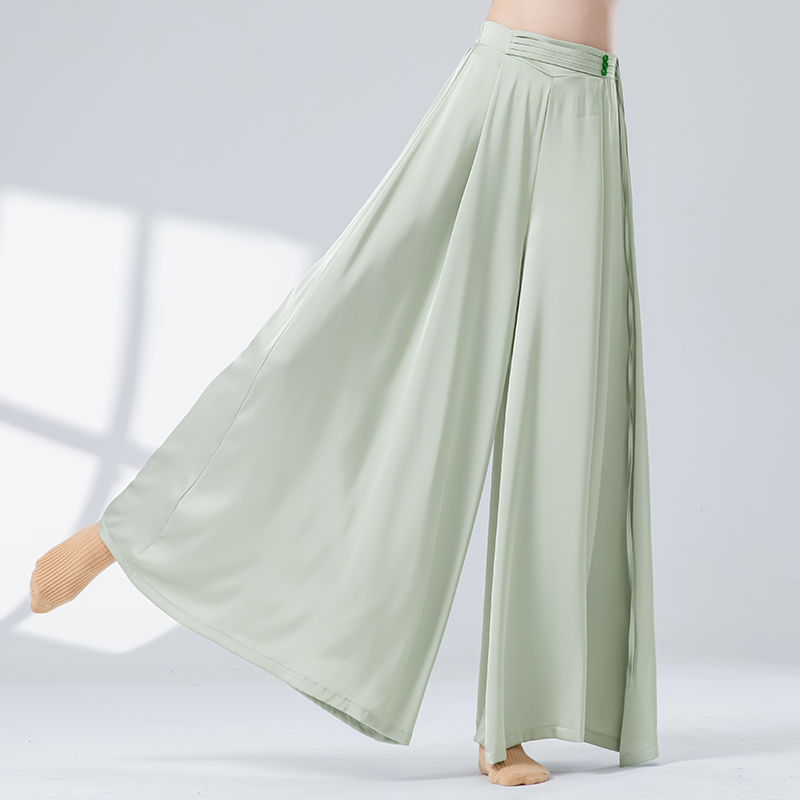 现代舞服装长裤练功服女黑色