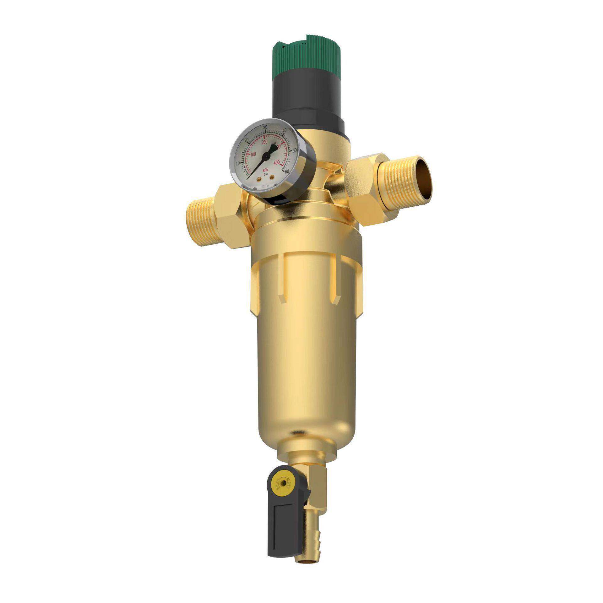 过滤器热水器4分6分除垢器暖气片管道前置全铜材质过滤净水器