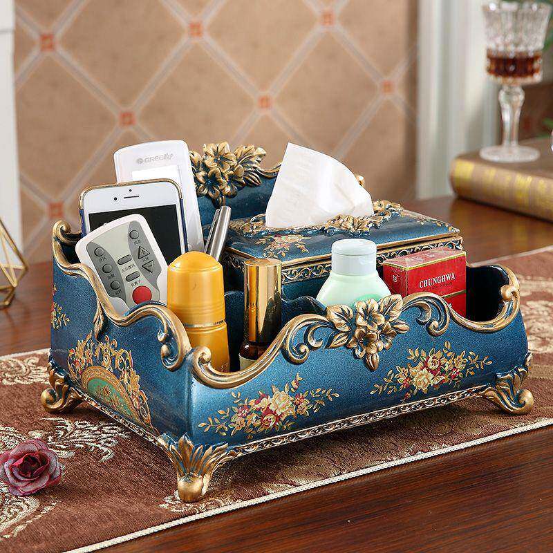 欧式现代大水果盘三件套客厅奢华创意干果盘家用茶几套装装饰摆件