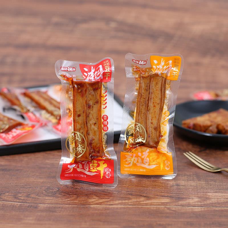 速发现货盐津铺子劲道豆干爆椒牛肉风味豆腐干香辣味小吃休闲食品