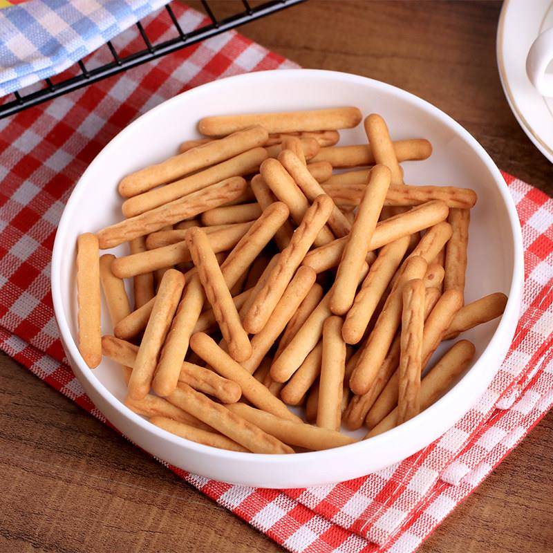 速发现货手指饼干康元香酥条奶油条饼干15袋拇指手指饼干80后儿时