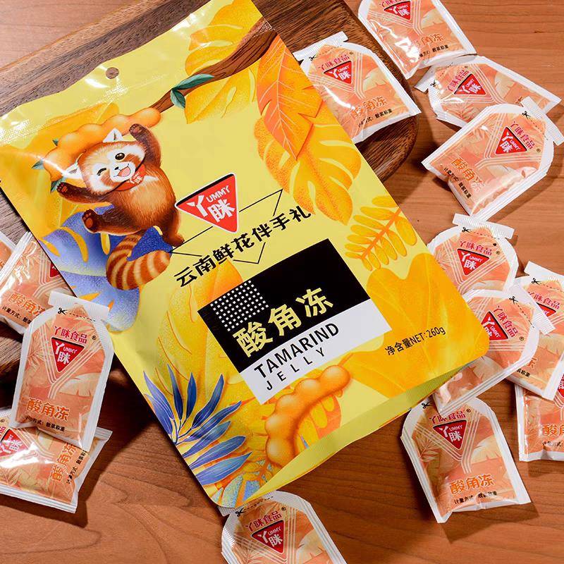 速发现货云南瑶花果冻蓝莓芒果罗望子果冻糖果云南十九怪特色小吃