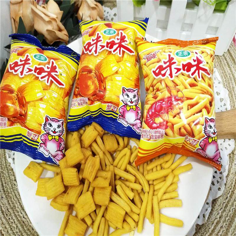 直供咪咪虾条蟹味虾味零食
