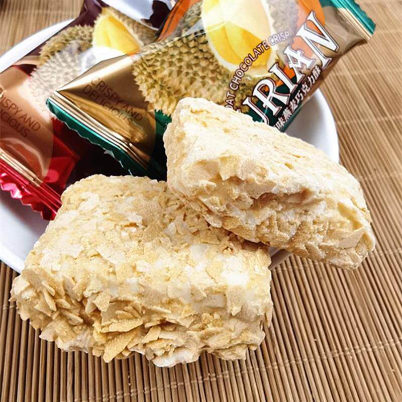 新日期新版9月榴莲味燕麦巧克力酥散装称重办公休闲零食500克约45