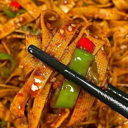 新货香辣千张麻辣豆干豆腐