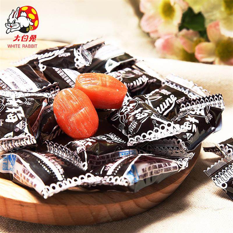 新货冠生园奶油话梅糖散装500g 天山奶油话梅糖 酸甜糖果喜