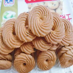 新货嘉士利九洲椰香提子曲奇饼干300g袋装椰子花生老款曲奇饼干花