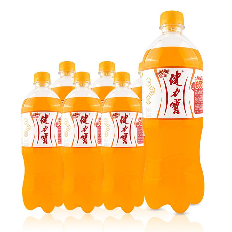 速发现货健力宝橙蜜味运动饮料828ml*6/12瓶整箱含蜂蜜电解质大瓶