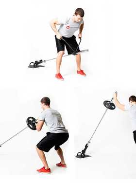 腾泰地雷架核心训练器landmine单双炮筒健身器材专业炮台V型把手