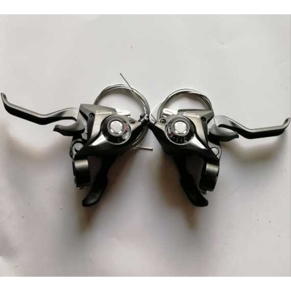 山地车EF51连体指拨闸把一体21速24速7速8变速车 变速闸把 调速器