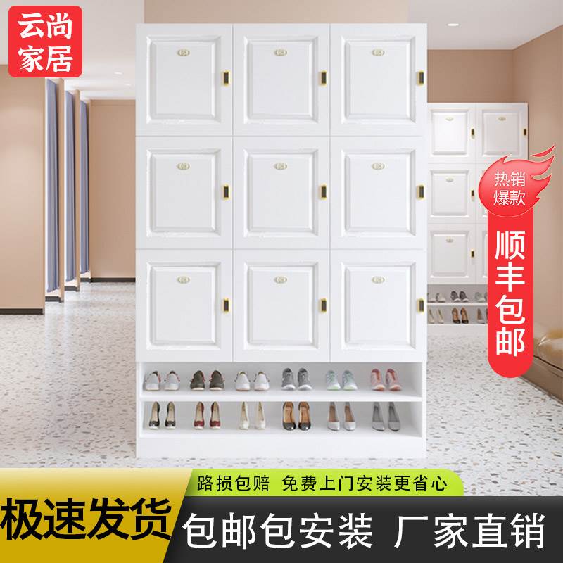 木质更衣柜游泳馆健身房瑜伽馆储物柜理发店美容院客人员工存衣柜