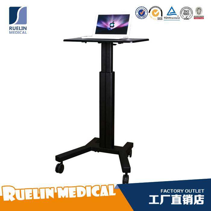 笔记本手推车可升降打印机投影仪超声设备测量仪器移动工作站台车