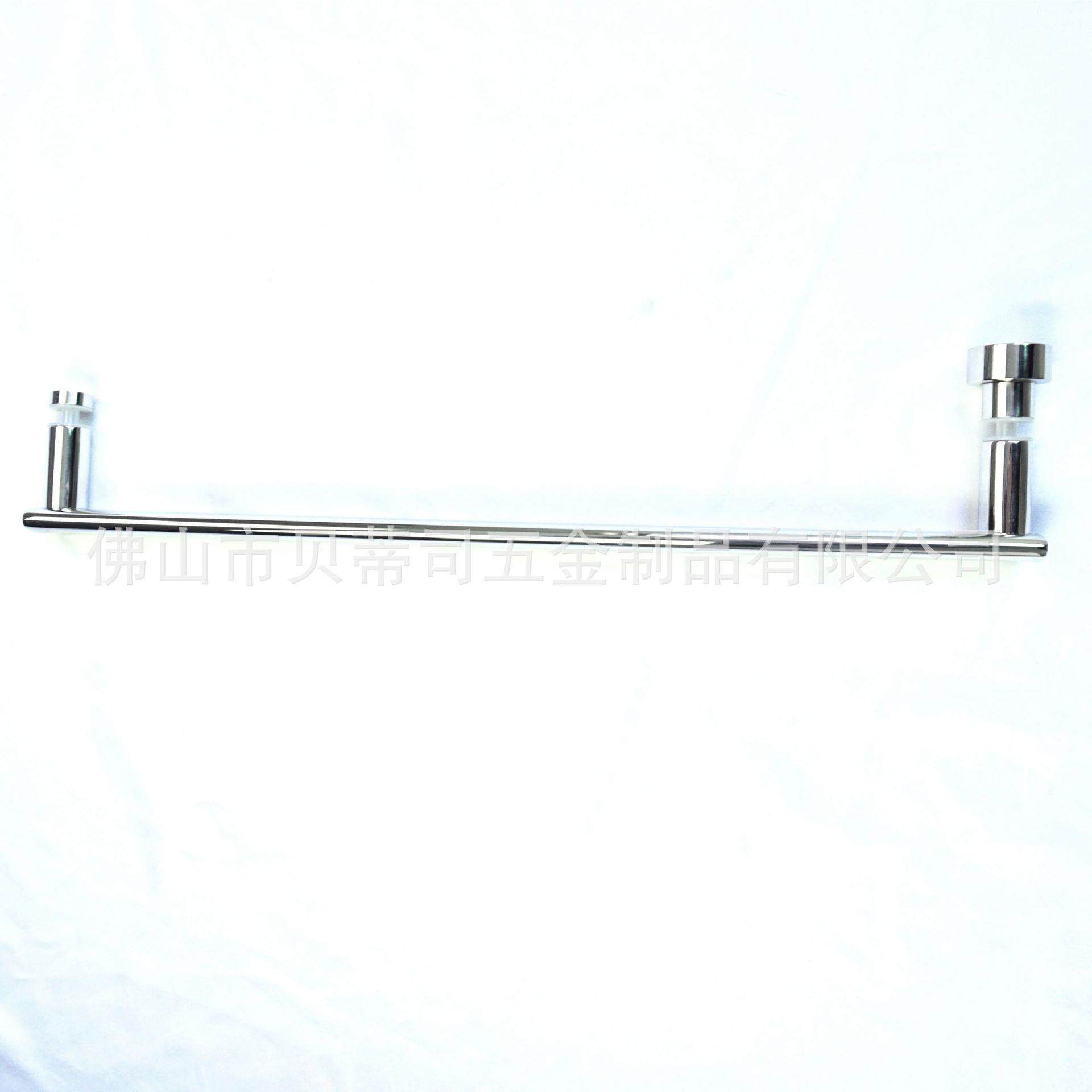 扁管淋浴房玻璃门拉手毛巾架不锈钢圆管拉手酒店卫浴门拉手