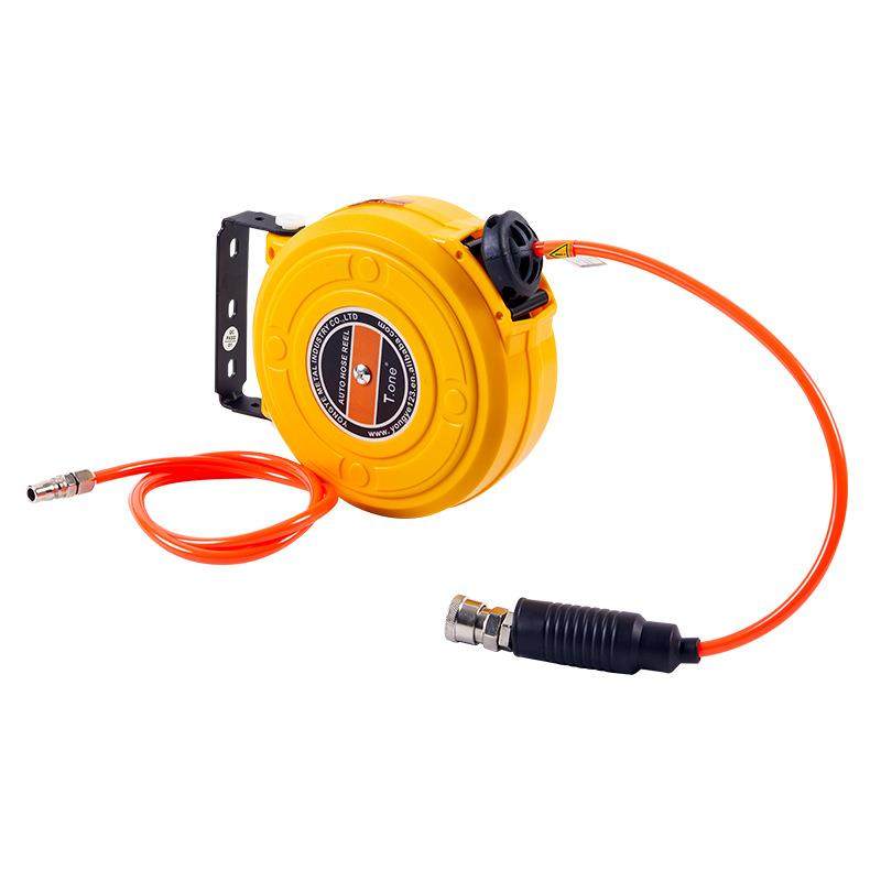 迷你气鼓自动伸缩卷轴卷管器汽车美容维修车间设备工具绕线器