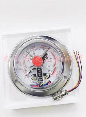 YNXC-100ZT磁助式耐振抗震充油电接点压力表40/60MpaM20X1.5