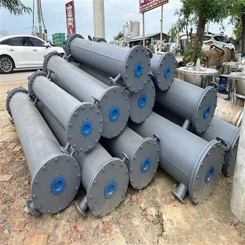 二手喷淋式循环石墨烯冷凝器-平方液体物料挥发器石墨冷凝器