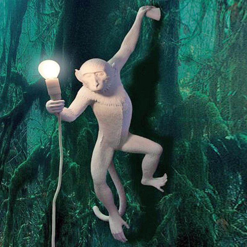 欧创意工业风麻绳动物猴子灯客厅餐厅卧室服装店吊灯台灯壁灯,家装灯饰光源,智能吊灯,淘宝优惠券,粉丝福利购,淘宝优惠卷
